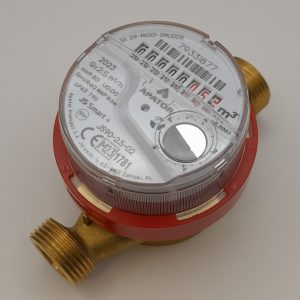 wodomierz skrzydełkowy do wody ciepłej