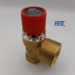 Zawór 1915 czerwony do c.o