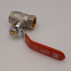 Zawór PREMIUM Rączka wW DN10 (3/8″)Kulowy do Wody z dław. Goshe 0200.050